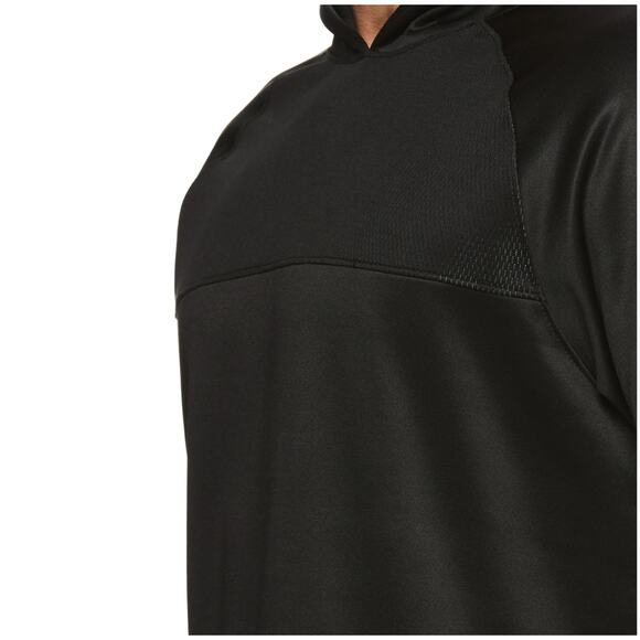 AND1 Men's Fleece Short Sleeve Athletic Hoodie Black Large - Picture 3 of 11